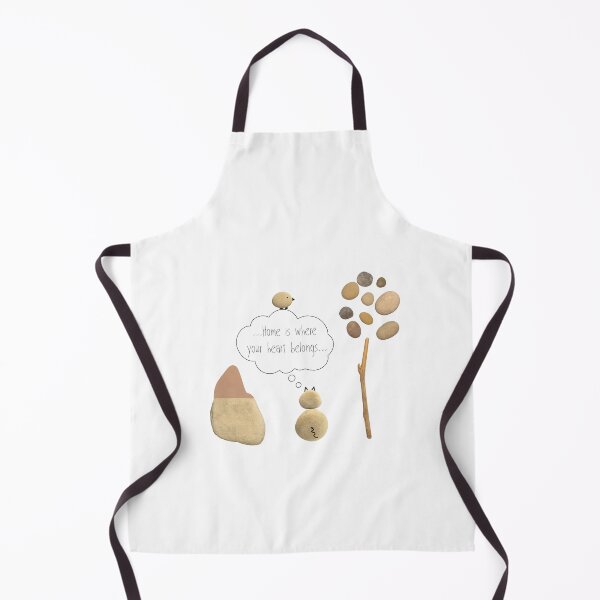 Item preview, Pebble Art. "Home is where your heart belongs..." designed and sold by KrokoStories.