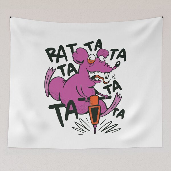 Item preview, Rat, construction worker designed and sold by DerSenat.