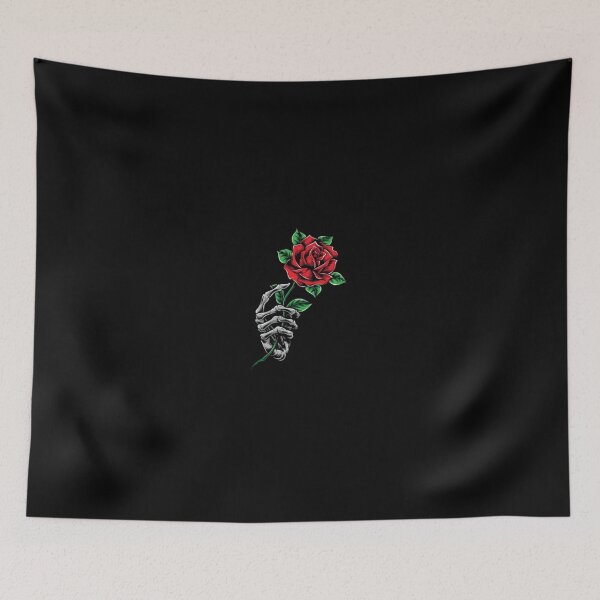 Item preview, skull and rose designed and sold by TAWFIKATZ.