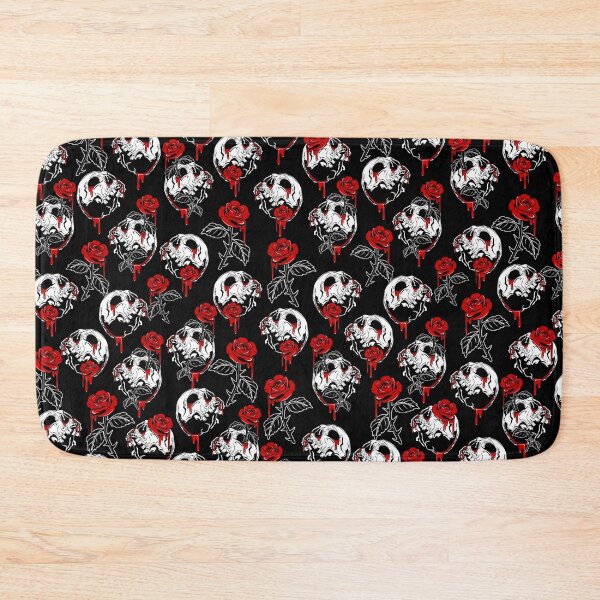 Item preview, Rosenrot - skull and rose designed and sold by vonKowen.