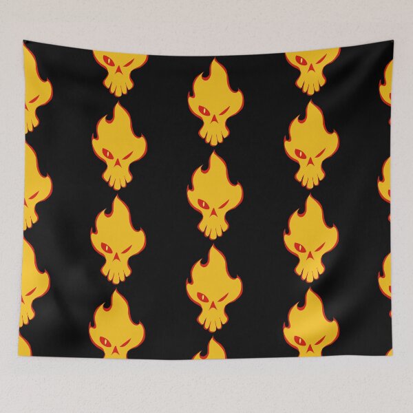 Item preview, Flaming skull motif  designed and sold by Pittstop.