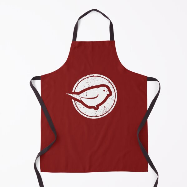 Item preview, Stylized sparrow in white for bird and ornithology lovers designed and sold by martodesign.