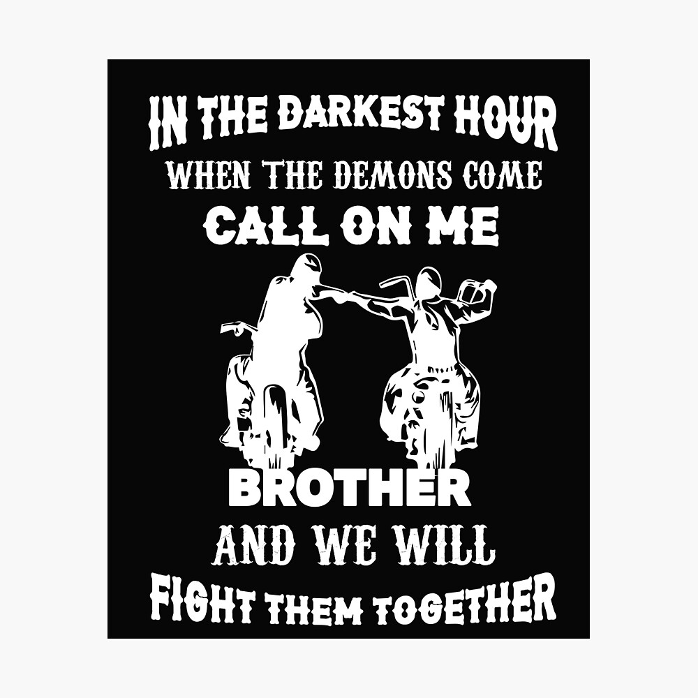 in the darkest hour when the demons come