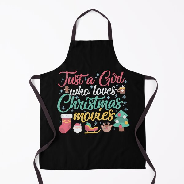 Item preview, Just a Girl Who Loves Christmas Movies Funny Christmas Gift designed and sold by TheBadWolf-13.