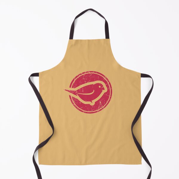 Item preview, Stylized sparrow in red for bird and ornithology lovers designed and sold by martodesign.