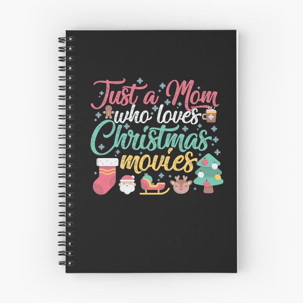 Item preview, Just a Mom Who Loves Christmas Movies Funny Christmas Gift designed and sold by TheBadWolf-13.