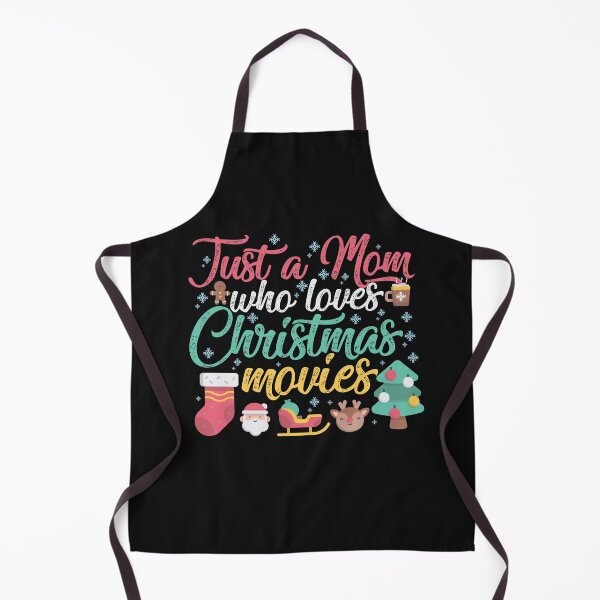 Item preview, Just a Mom Who Loves Christmas Movies Funny Christmas Gift designed and sold by TheBadWolf-13.
