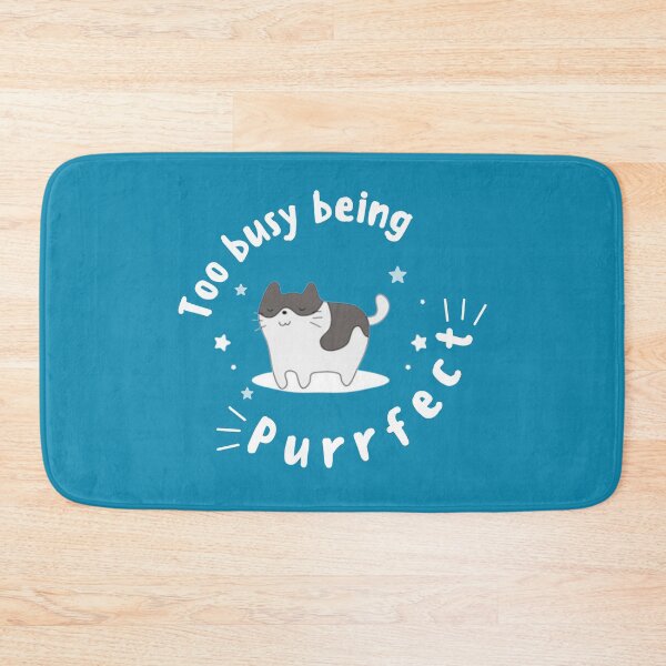 Item preview, Too busy being purrfect | cute tortiseshell cat tortitude sticker designed and sold by Canfy Girl.