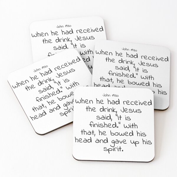 Item preview, Bible verse: John 19:30 designed and sold by john-3-16.