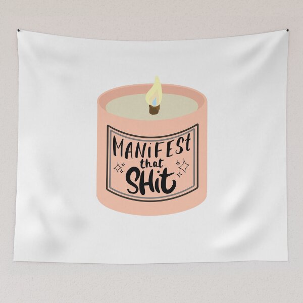 Item preview, Manifest that shit candle | Eva Kiseleva designed and sold by Eva Kiseleva.