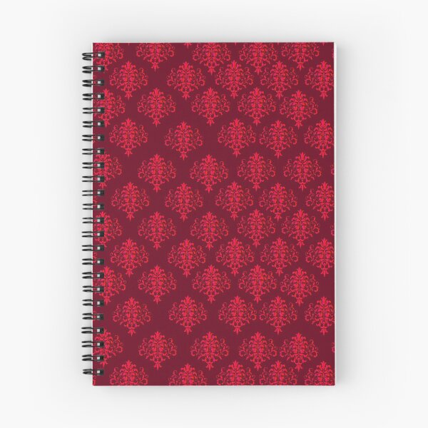 Item preview,  Lacey red jacquard pattern design designed and sold by Kestrelle.