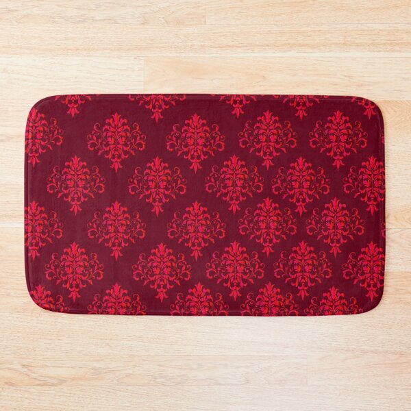 Item preview,  Lacey red jacquard pattern design designed and sold by Kestrelle.