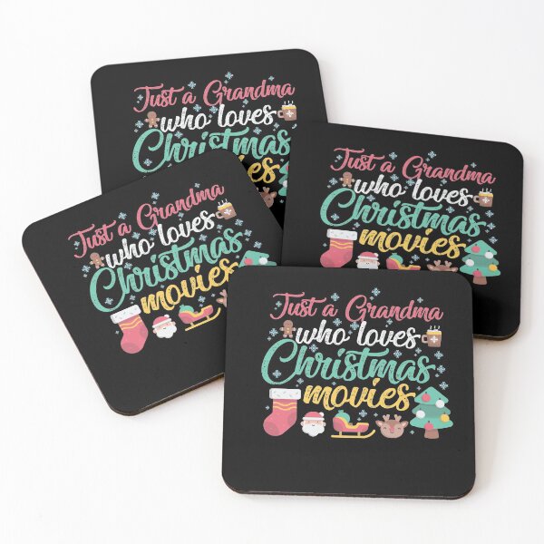 Item preview, Just a Grandma Who Loves Christmas Movies Funny Christmas Gift designed and sold by TheBadWolf-13.