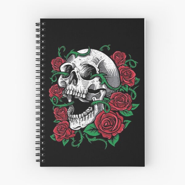 Item preview, Skull and roses  designed and sold by TAWFIKATZ.