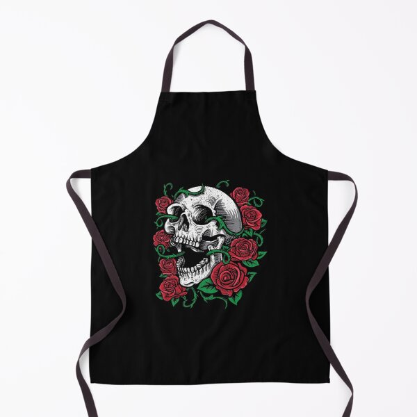 Item preview, Skull and roses designed and sold by TAWFIKATZ.