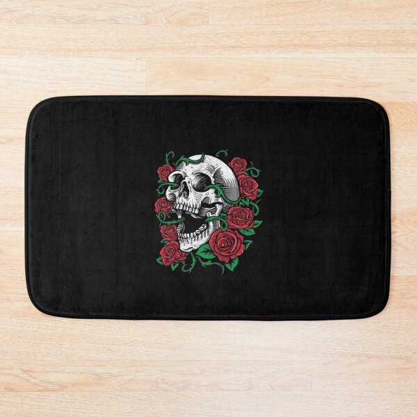 Item preview, Skull and roses  designed and sold by TAWFIKATZ.