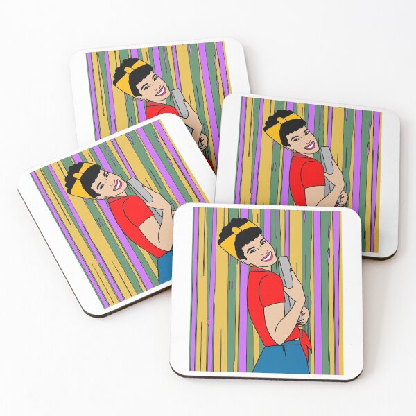 Item preview, Retro Waiter Bartender With Drinks designed and sold by flofin.