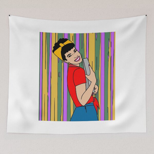 Item preview, Retro Waiter Bartender With Drinks designed and sold by flofin.