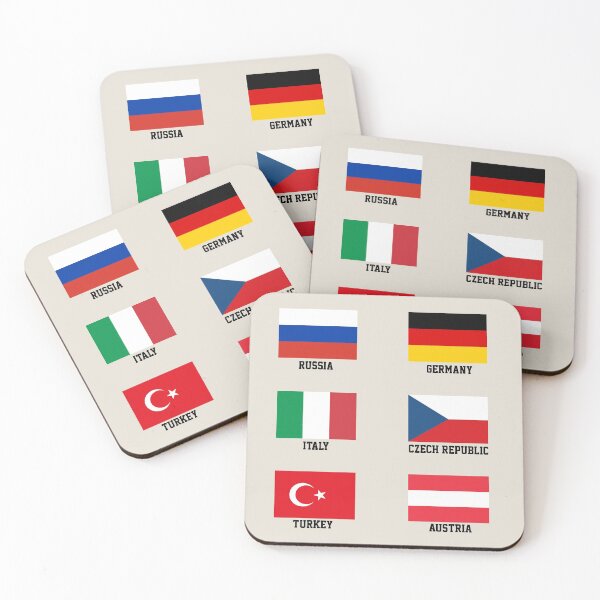 Item preview, Country Flags Sticker Pack 2 -  designed and sold by FladsynnDesigns.
