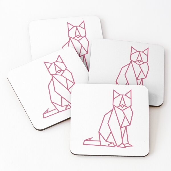 Item preview, geometry pink cat designed and sold by KucingLucu.
