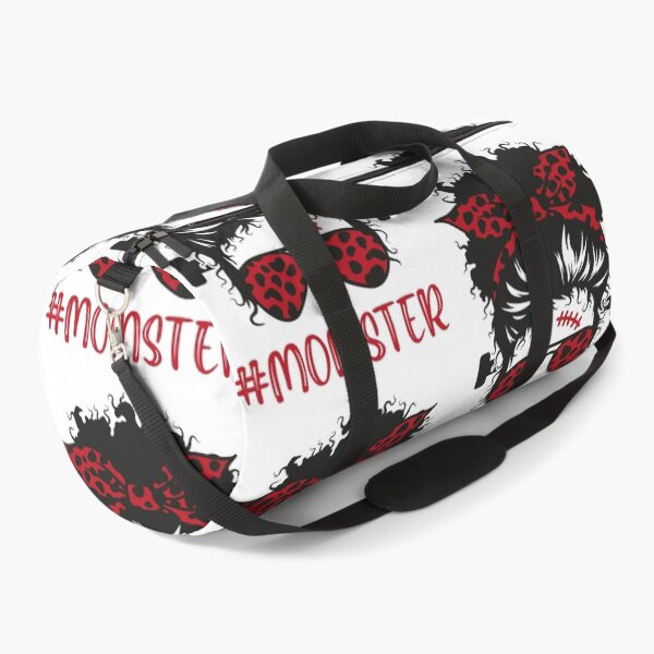 Item preview, Momster skull red leopard glasses, halloween messy bun designed and sold by ShutterKapan.