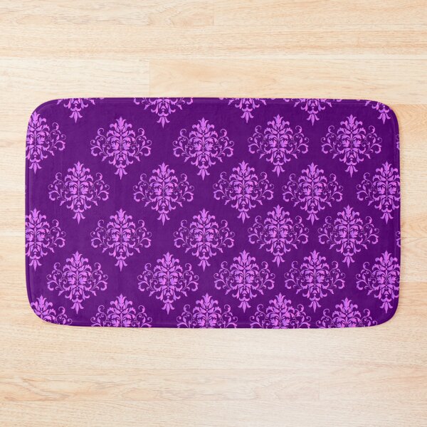 Item preview,  Lacey  purple jacquard pattern design designed and sold by Kestrelle.