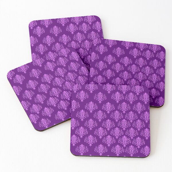 Item preview,  Lacey  purple jacquard pattern design designed and sold by Kestrelle.