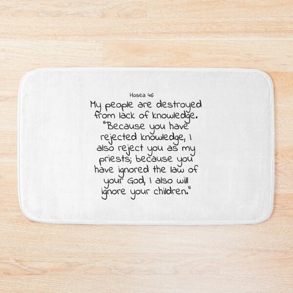 Item preview, Versículo de la Biblia: Oseas 4: 6 designed and sold by john-3-16.