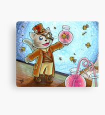 Steampunk Cat Canvas Print