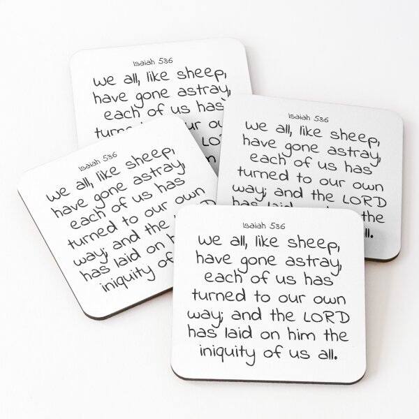 Item preview, Bible verse: Isaiah 53:6 designed and sold by john-3-16.
