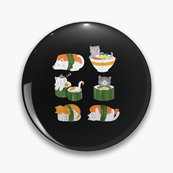Item preview, Sushi Anime Cat Sushi Lover Cats Kawaii T-Shirt designed and sold by PatrickRabel.