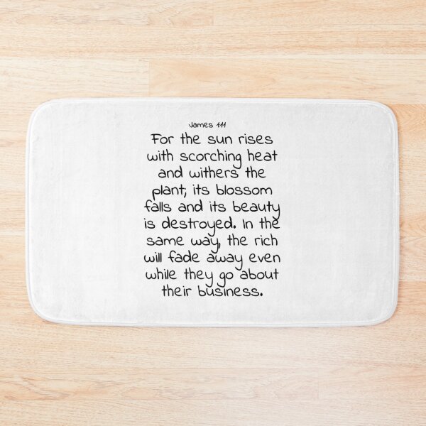 Item preview, Bible verse: James 1:11 designed and sold by john-3-16.