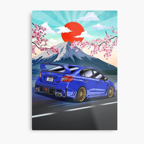 Subaru Impreza WRX STi in Japan Metallbild