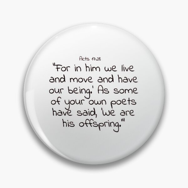Item preview, Bible verse: Acts 17:28 designed and sold by john-3-16.