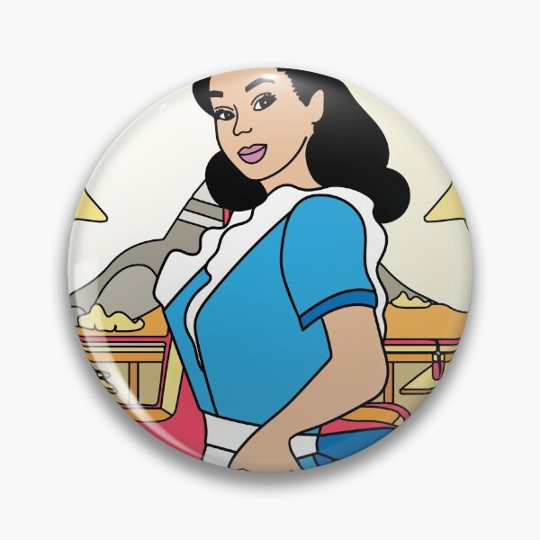 Item preview, Retro Waiter Bartender With Drinks designed and sold by flofin.