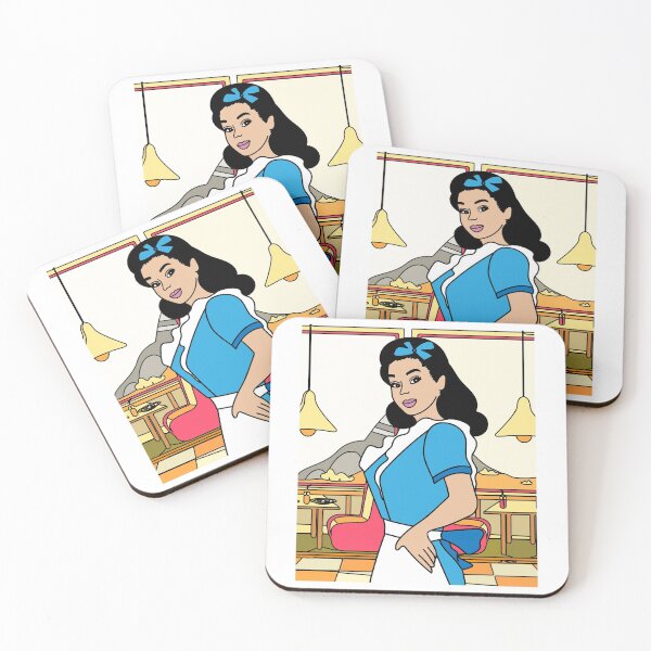 Item preview, Retro Waiter Bartender With Drinks designed and sold by flofin.