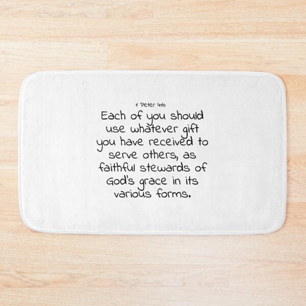 Item preview, Bible verse: 1 Peter 4:10 designed and sold by john-3-16.