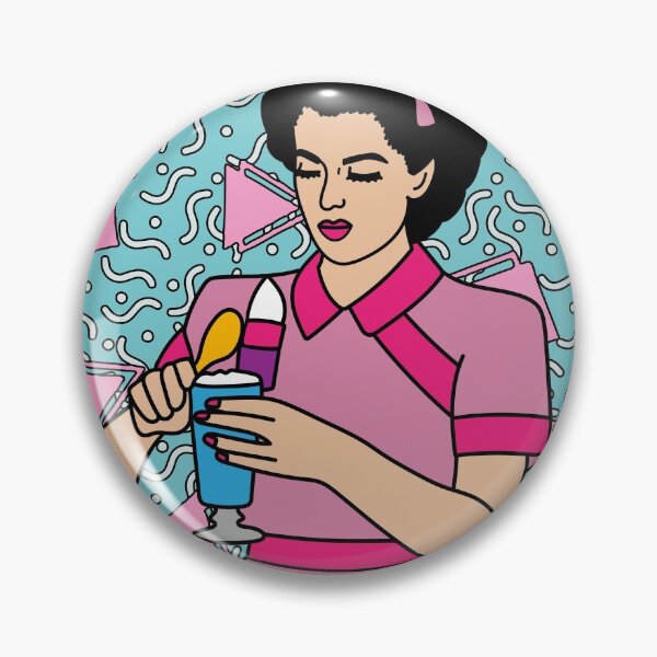 Item preview, Retro Waiter Bartender With Drinks designed and sold by flofin.