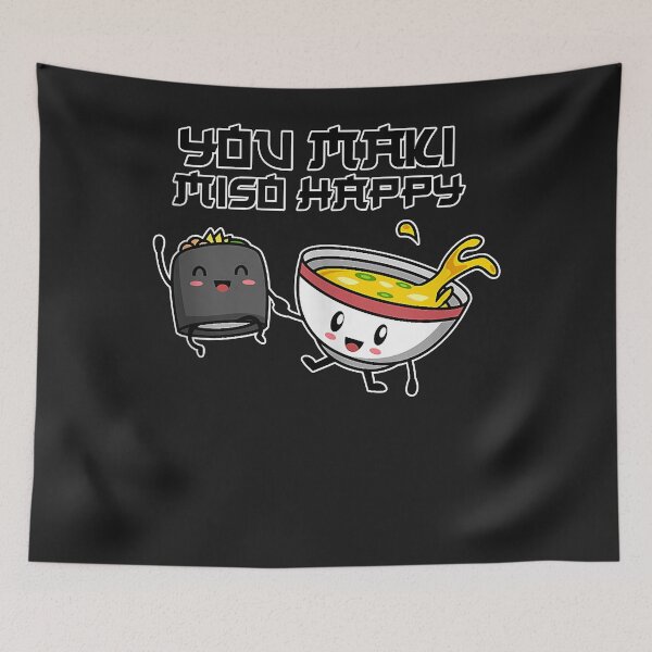 Item preview, Sushi I You Maki Miso Happy I Japanese Food I Kawaii Sushi Tank Top designed and sold by PatrickRabel.