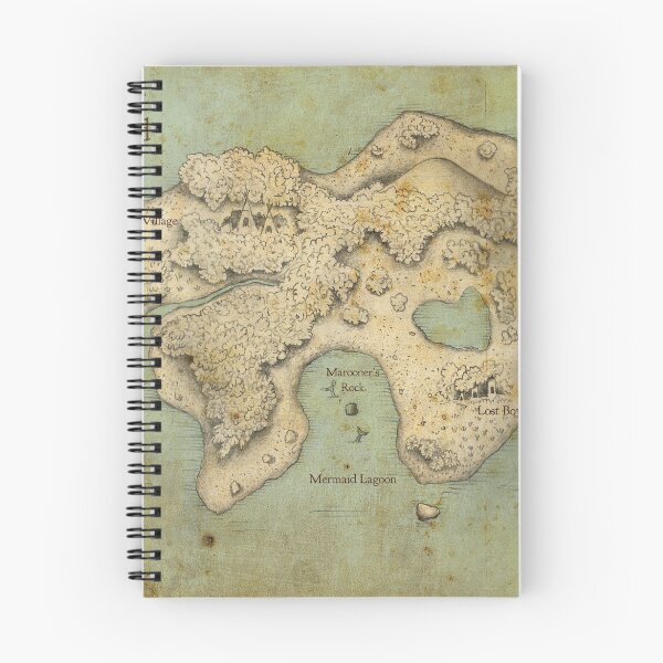 Item preview, Peter Pan Neverland Map designed and sold by Craig Wetzel.