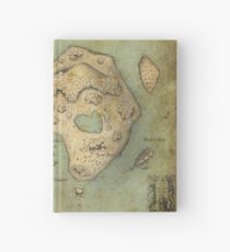 Peter Pan Neverland Map Hardcover Journal