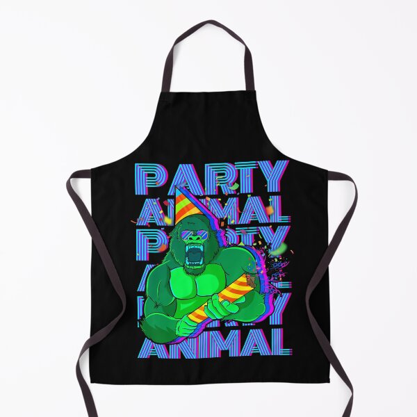 Item preview, Party Animal - Party Gorilla colorful party graphic designed and sold by Shoppy Vista.