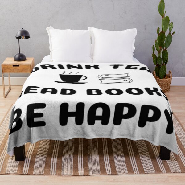 Item preview, drink tea, read books, be happy designed and sold by Kristina-sw.