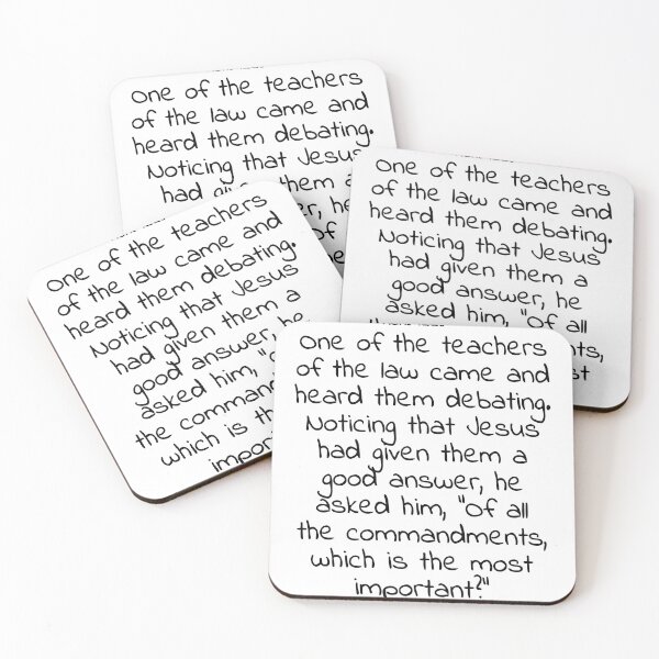Item preview, Bible verse: Mark 12:28 designed and sold by john-3-16.