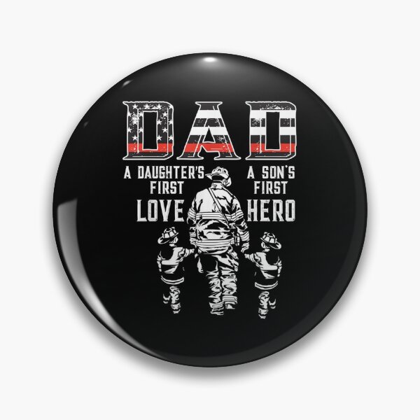 Item preview, Mens oXBD Dad Daughter Love Son Hero Fireman Dad Fathers Da| Perfect Gift For you and friends designed and sold by luconats.