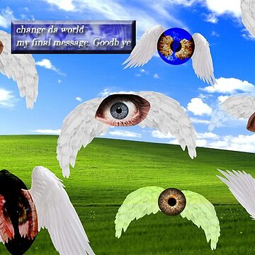 Dreamcore Eye with wings - Angel - Weirdcore dreamcore design