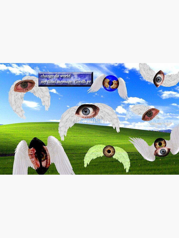 Dreamcore Eye with wings - Angel - Weirdcore dreamcore design