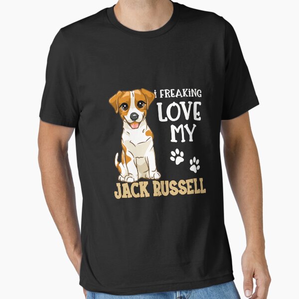 Item preview, Cute Dog Puppy I Freaking Love My Jack Russell Terrier designed and sold by renewillie.