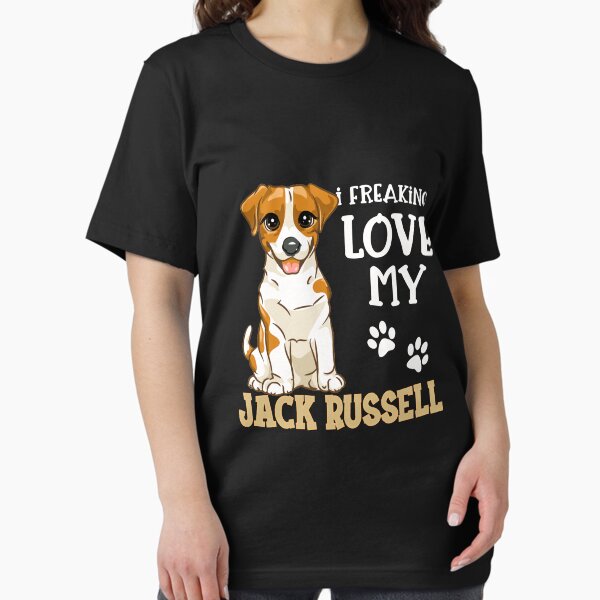 Item preview, Cute Dog Puppy I Freaking Love My Jack Russell Terrier designed and sold by renewillie.