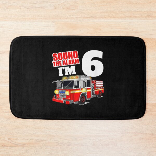Item preview, Kids Fire Truck 6th Birthday Boy Firefighter Six 6 Year Ol| Perfect Gift For you and friends designed and sold by luconats.